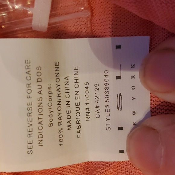 Iisley New York Beaded Designer Semi Sheer Tank Top Blouse Sz M BNWT - Picture 8 of 10